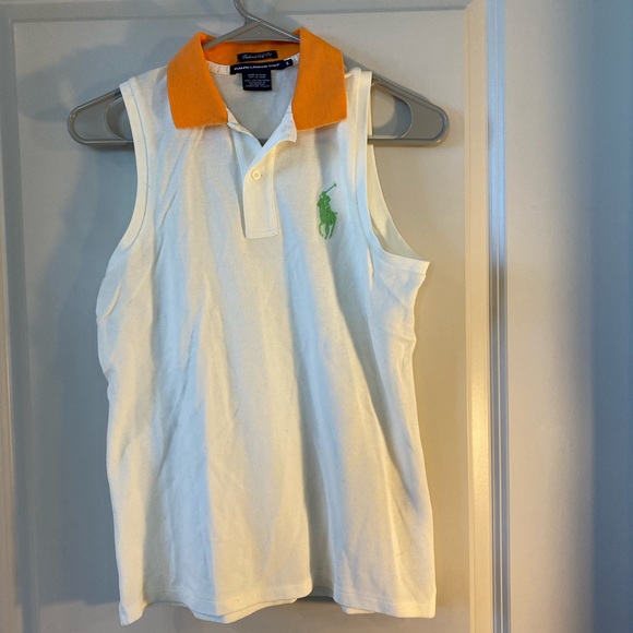 Ralph Lauren Tops - Ralph Lauren Golf Tailored Fit Big Logo Sleeveless Shirt, size Small